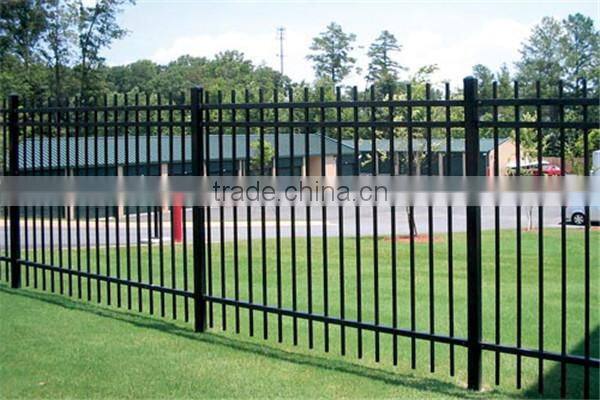 Used wrought iron fencing usually for home