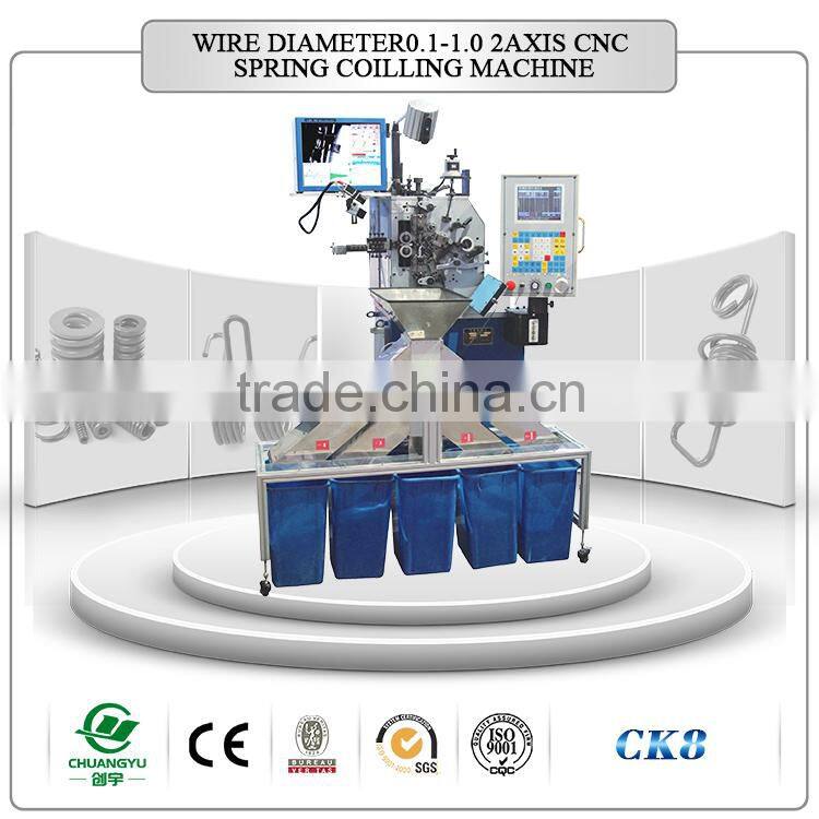 Variable speed Automatic mattress spring coiling machine with low price