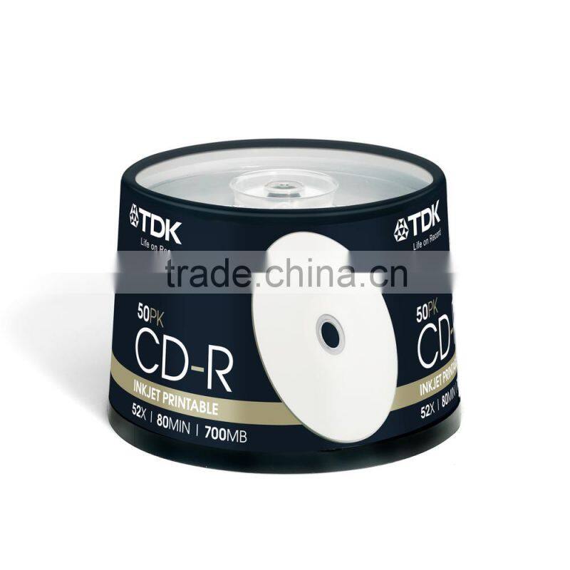 TDK CD-R, Taiwan supplier, original blank cd 700MB