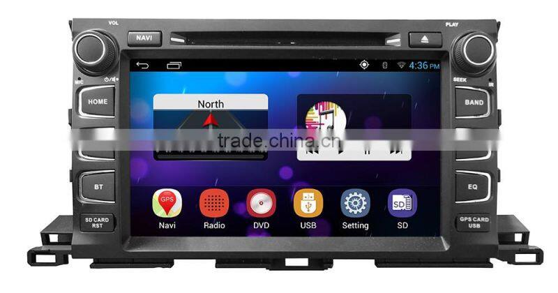high definition 9 inch 2 din car dvd player for toyota highlander