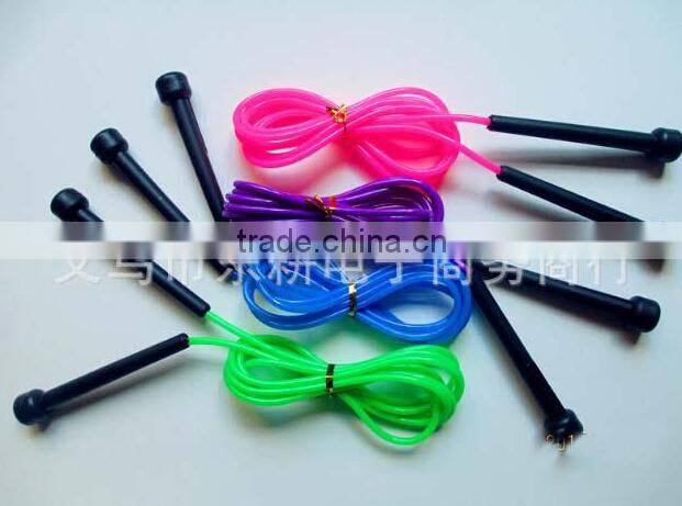 Plastic Skipping Rope Jumping Fast Speed Gym Training Sports Exercise 2.5M 4color New