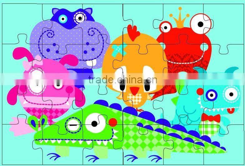 Paper lamination puzzle