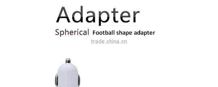 Hot sale new products mobile accessories mini brazil world cup unique of design football car charger