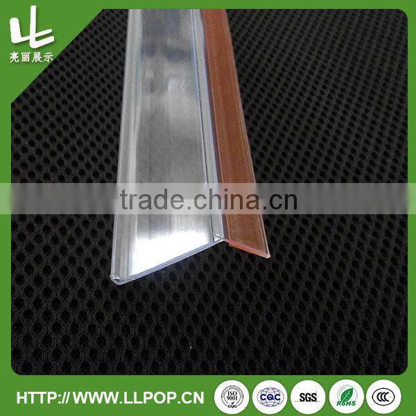 Clear Plastic Shelf Label Holder Clip