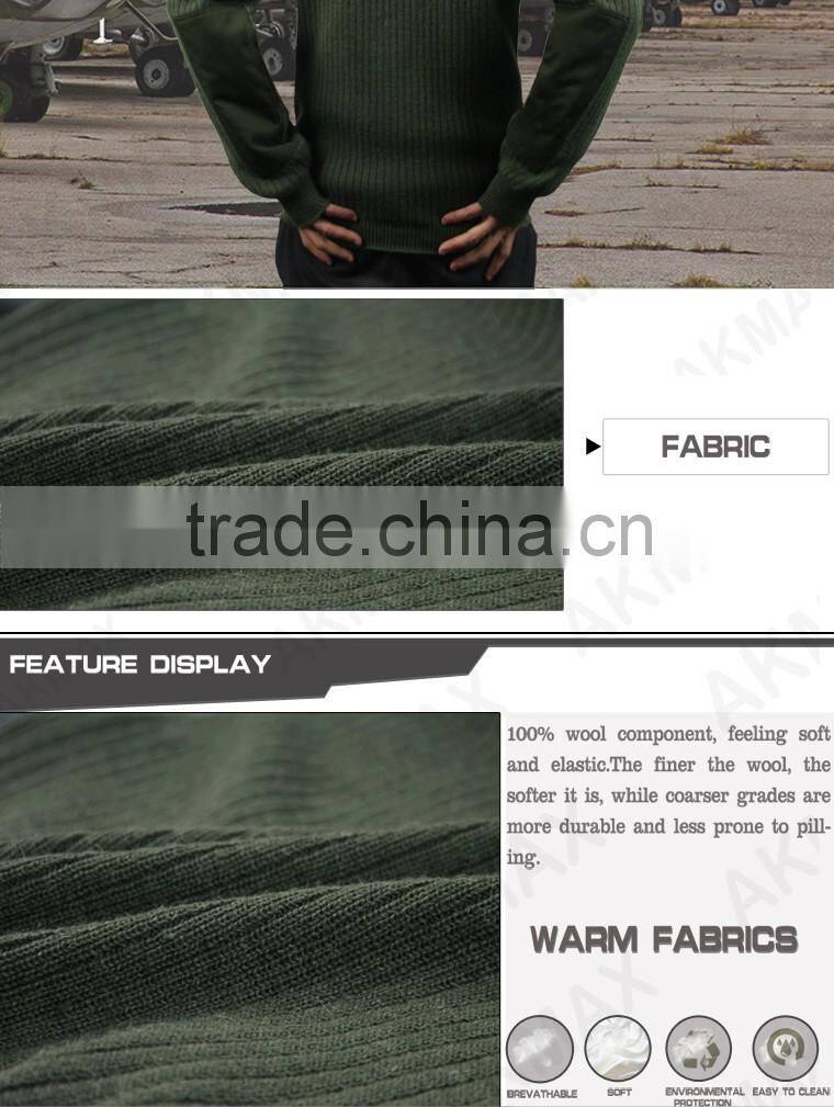 High quality knitted wool sweater for man