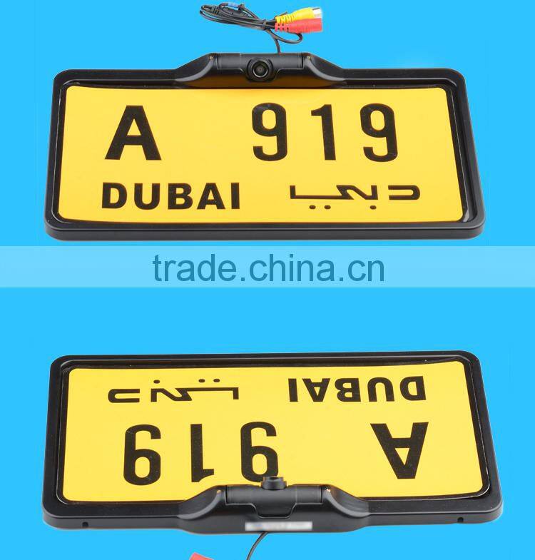 China manufacturer factory price car license plate high quality hidden camera