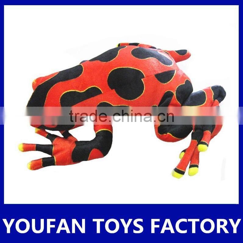 factory sale lifelike soft stuffed toy plush animal frog