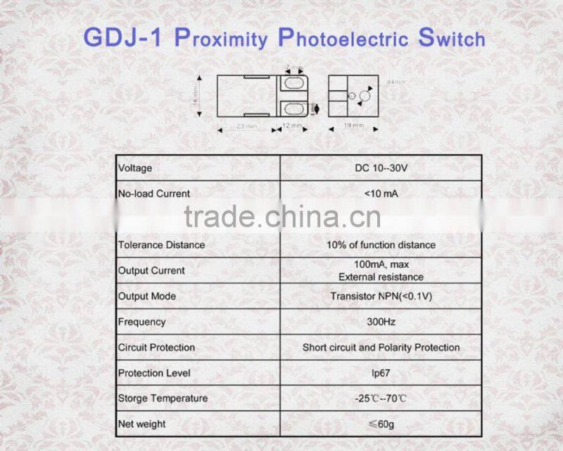 GDJ-1, Photodiode switch,Elevator Photodiode switch
