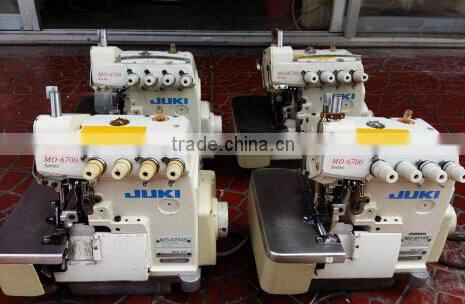 Good quality Used Second Hand Juki 6700 overlock industrial Sewing Machine