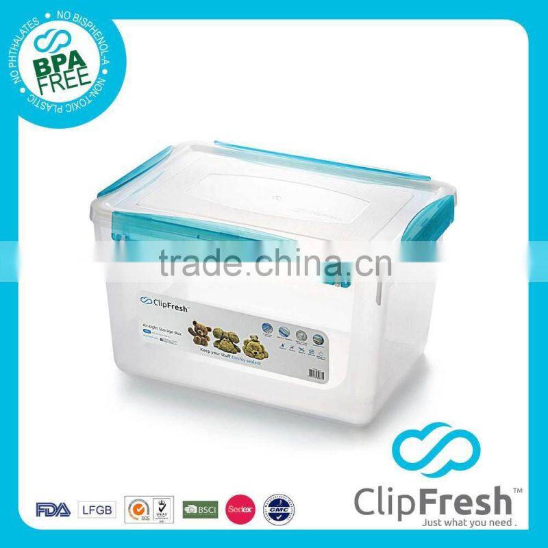Clip Fresh Storage Box with Wheels 30L