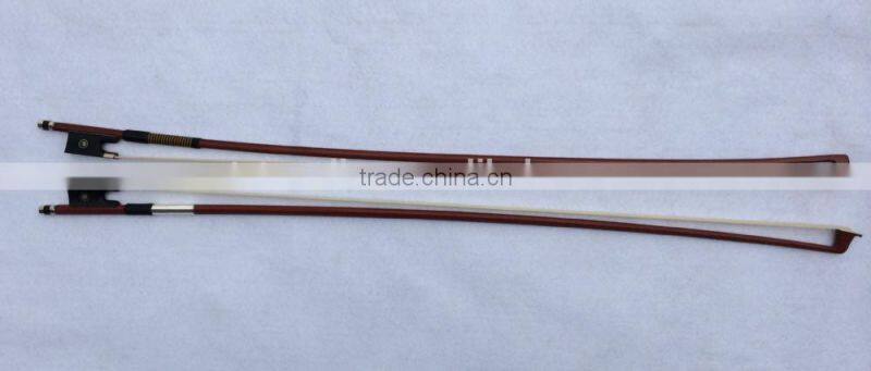 Ebony Frog Chinese Violin Bow Octagonal violin carbon fiber bow elastic bows