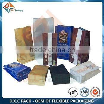 Aluminum Foil Side Guesst Packaging Bag For Roasted Coffee