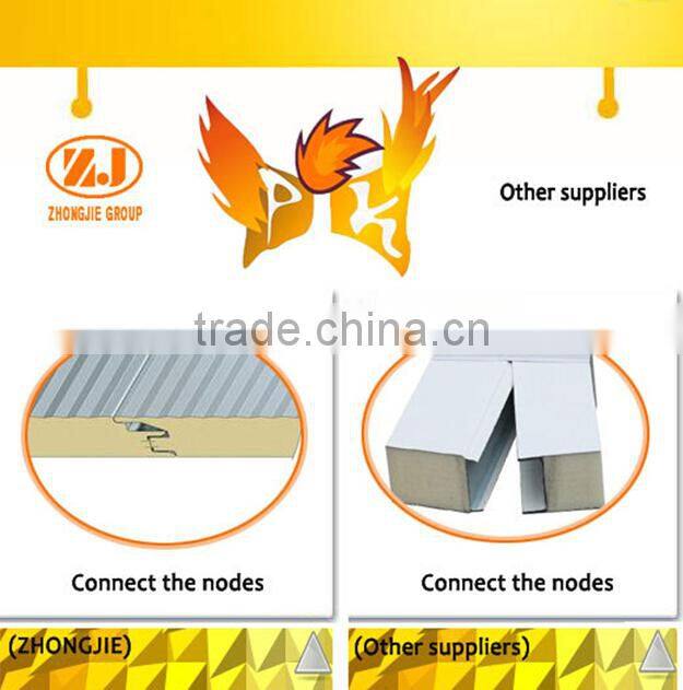 buy Eco-friendly Dazzling rock wool sandwich wall panel