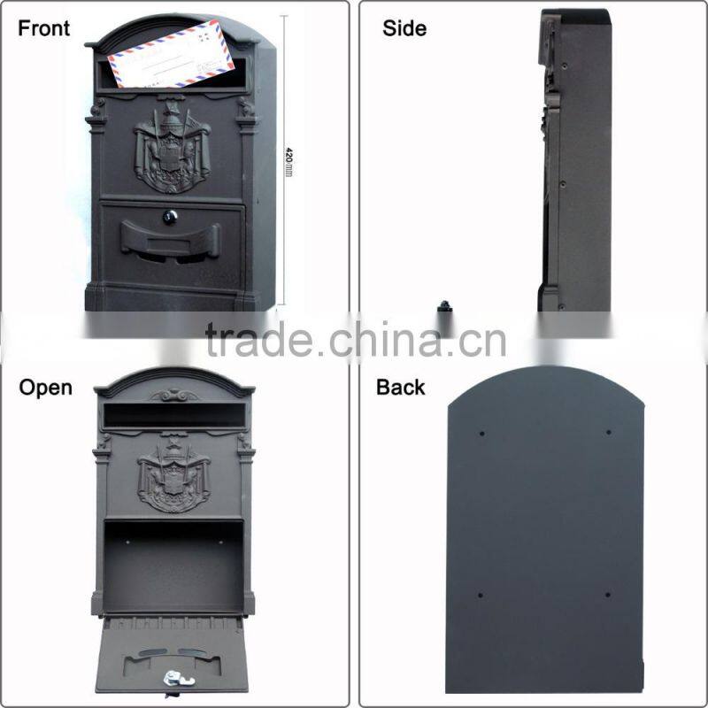 Fashion mailbox flags and mailbox nameplates with storage mailbox