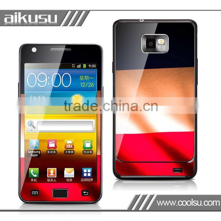 Back and front screen protector for samsung galaxy anti-scratch anti-dust and waterproof