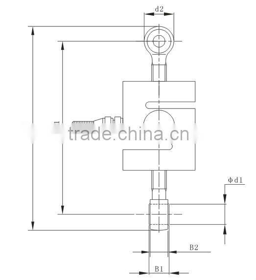 CS-1J s type tension weighing load cell for crane