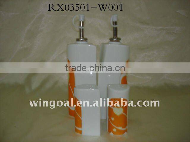 cylindricity ceramic salt and pepper shaker