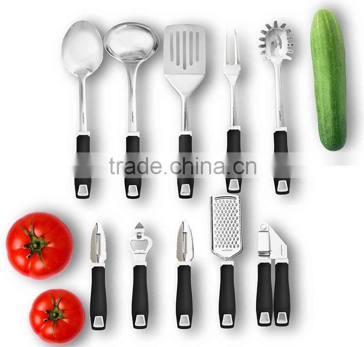 stainless steel Cheese Shovel spatula with soft handle