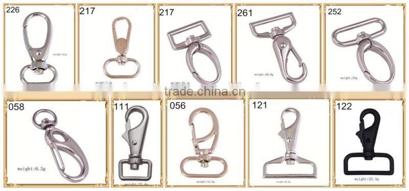 Zinc Alloy swivel hook, school bag hook, die casting factory JL-022