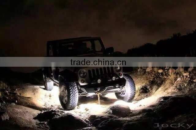 Newest best 9w led rock light RGB truck light 6000k offroad led road light for UTV