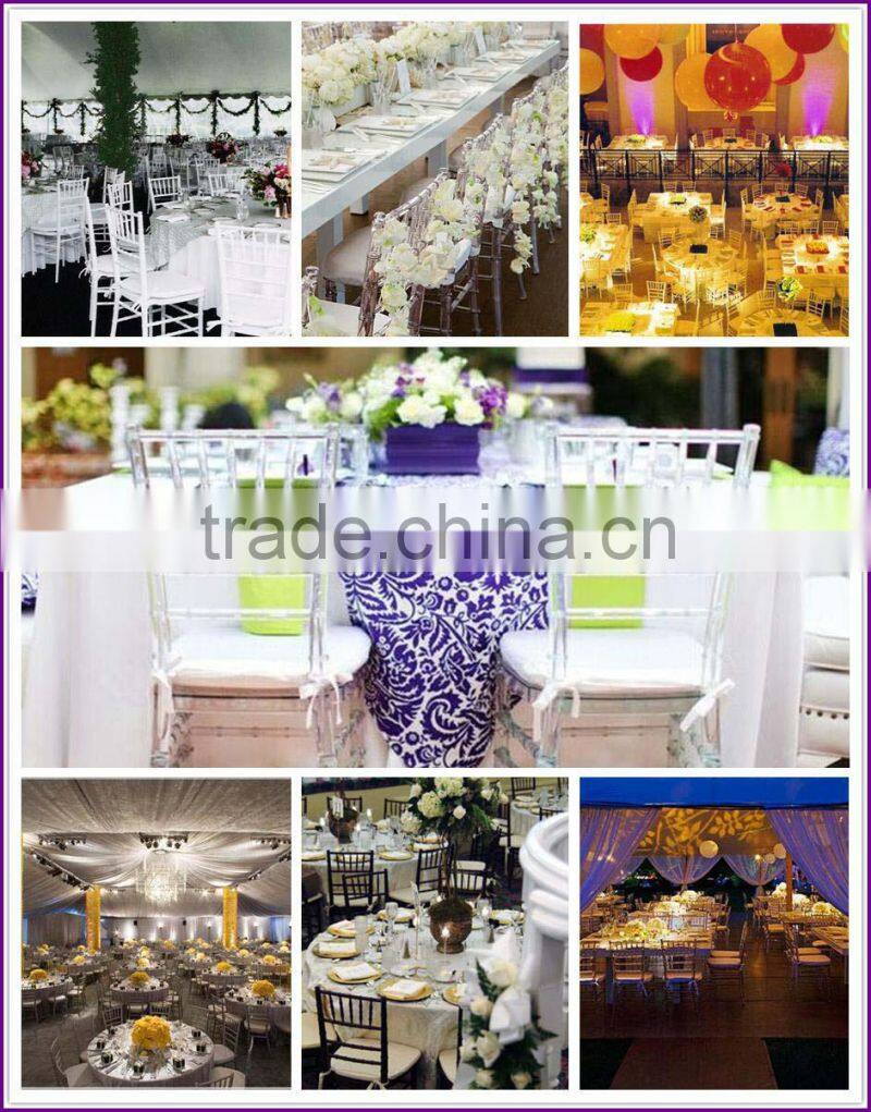 Silver Crystal Resin Royal Chair for wedding