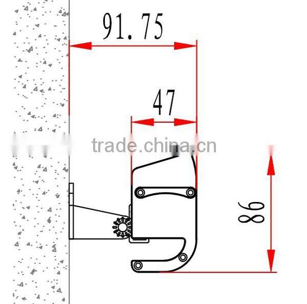 led strip wall washer light