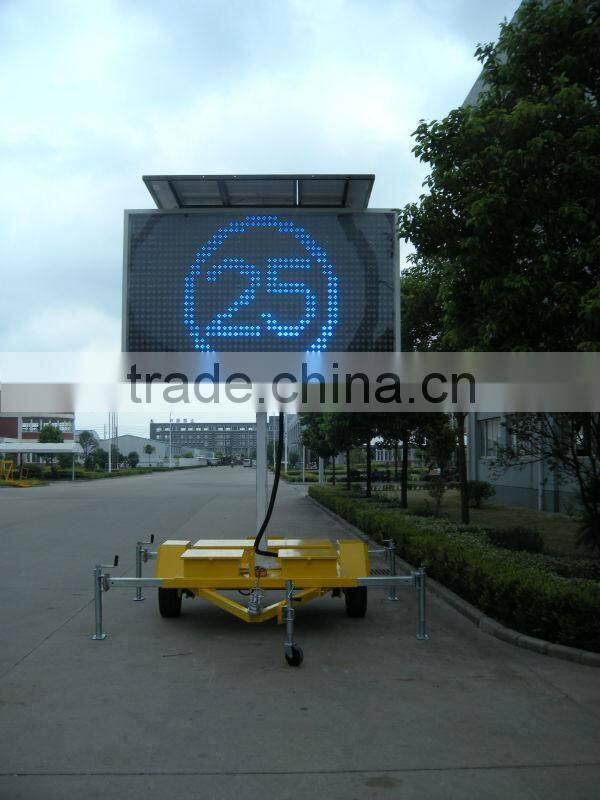 VMS LED sign trailer one color for Australian market