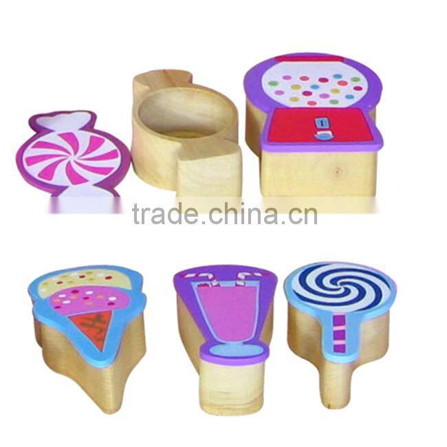 Wooden candy ring box,girls favourite jewellery ring boxes,fancy ring box OEM available
