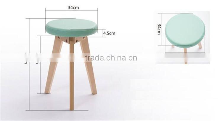 2016 New style Wood pu High foot Bar chair Y400
