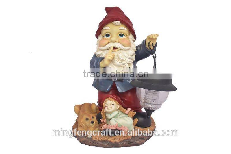 Funny Gnome Larboring sheep Resin Folk Crafts