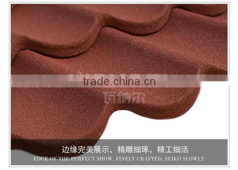 Wannel No Fading Heat Insulation Steel Roof Tile