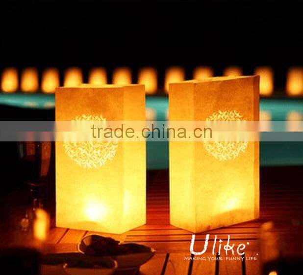 paper bag for candle New design luminaria candle bag