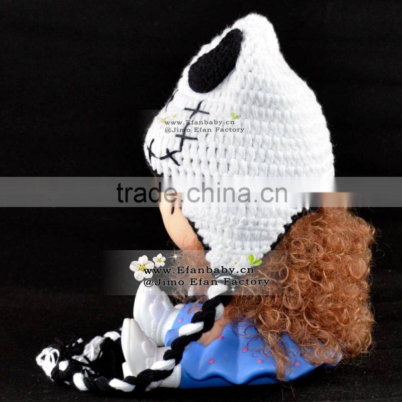 crochet girls cartoon hats & baby winter caps or children