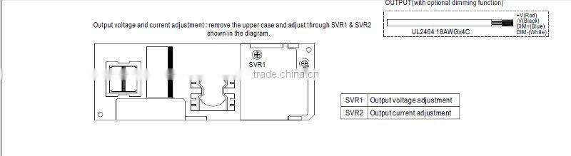MW 60W ELN-60 LED Single Output Class 2 Switching Power Supply