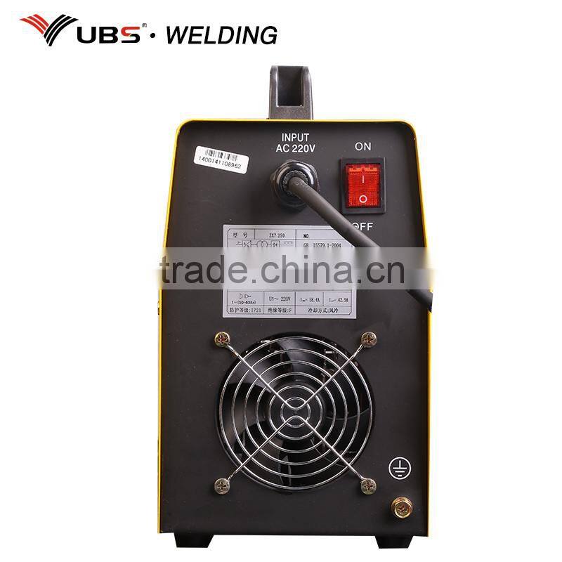Foshan Cheap small IGBT inverter dc inverter Manual welding machine hand weld machines ZX7-250A