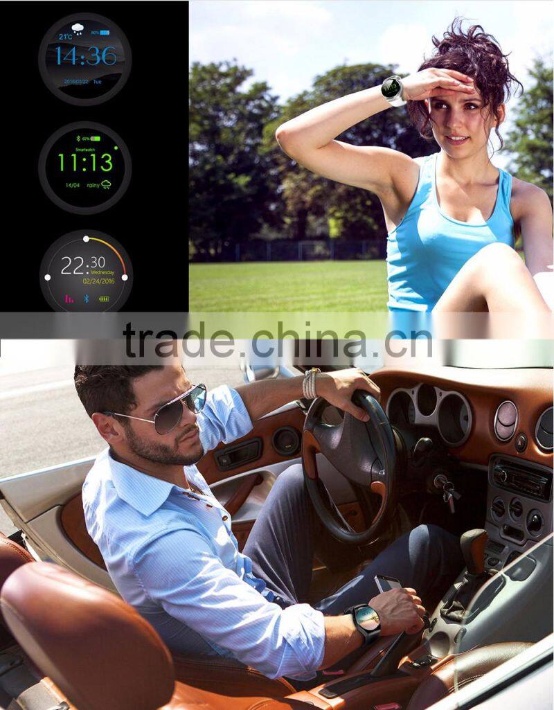 2016 hot product KW18 Smart Watch Smart Phone NFC SIM FOR IPHONE & SAMSUNG