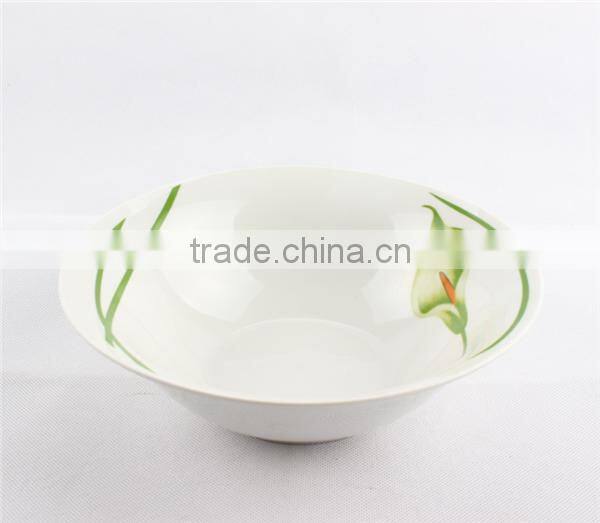 New Product colorful porcelain salad bowl/ceramic soup bowl