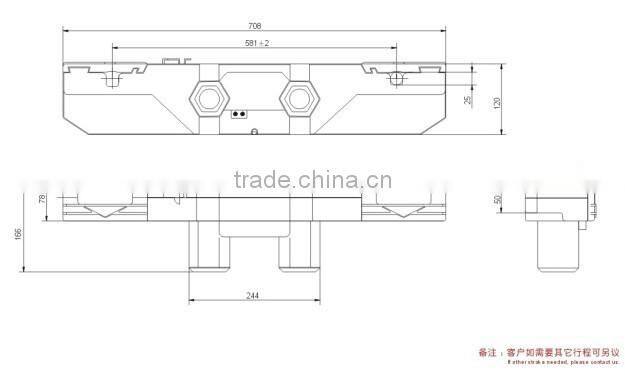 dual-motor drive linear actuator for massage armchair