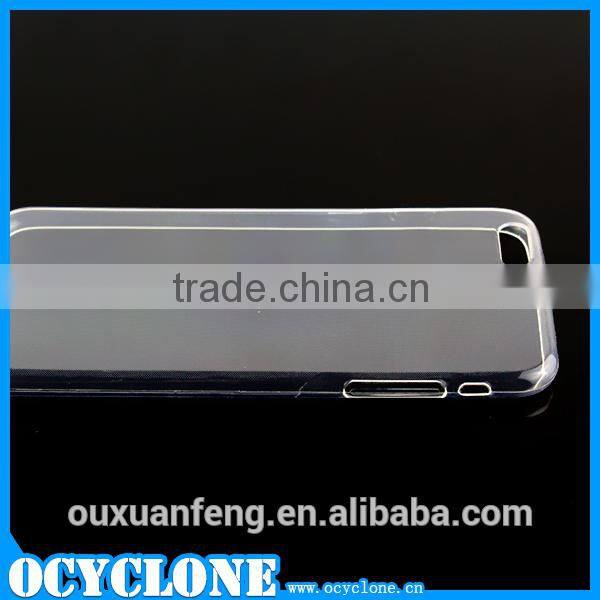 China wholesale high lucency phone case with TPU for iphone 6 plus