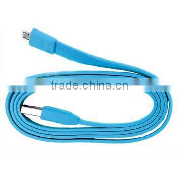 New Flat Stylish Colorful Micro USB Cable Data & Charging Cable for Samsung/HTC/Samsung/LG/Nokia/ Smart Phones