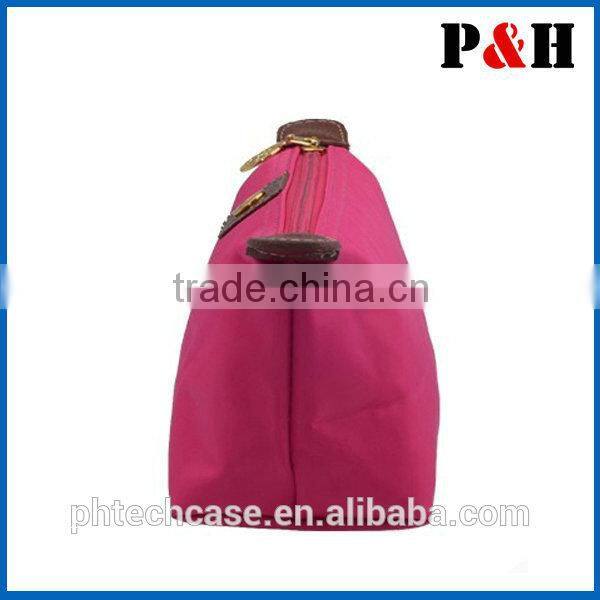 Promotional Microfiber cheap wholesale makeup bag with zipper closure