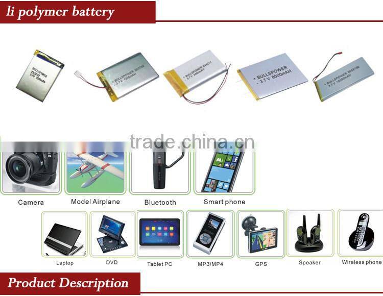 cheap lipo batteries 3.7V1200MAH 503759
