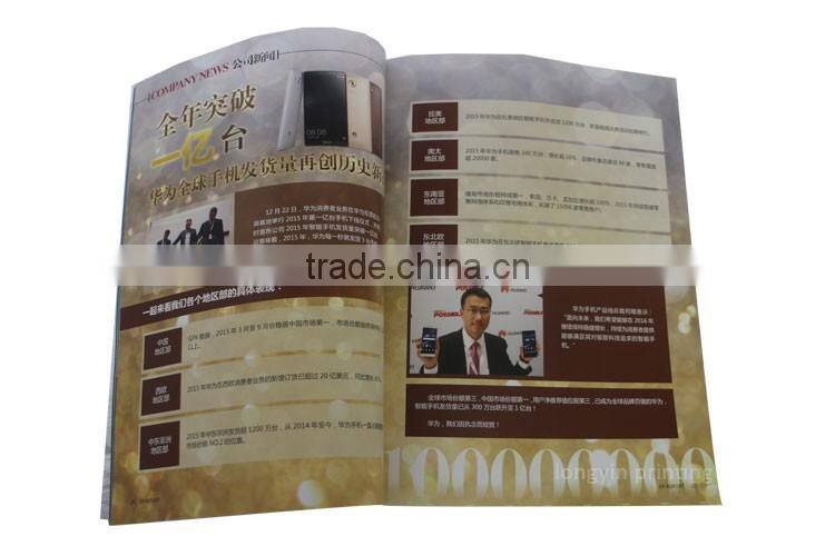 Full color printed custom cheap magazine, photo album printing