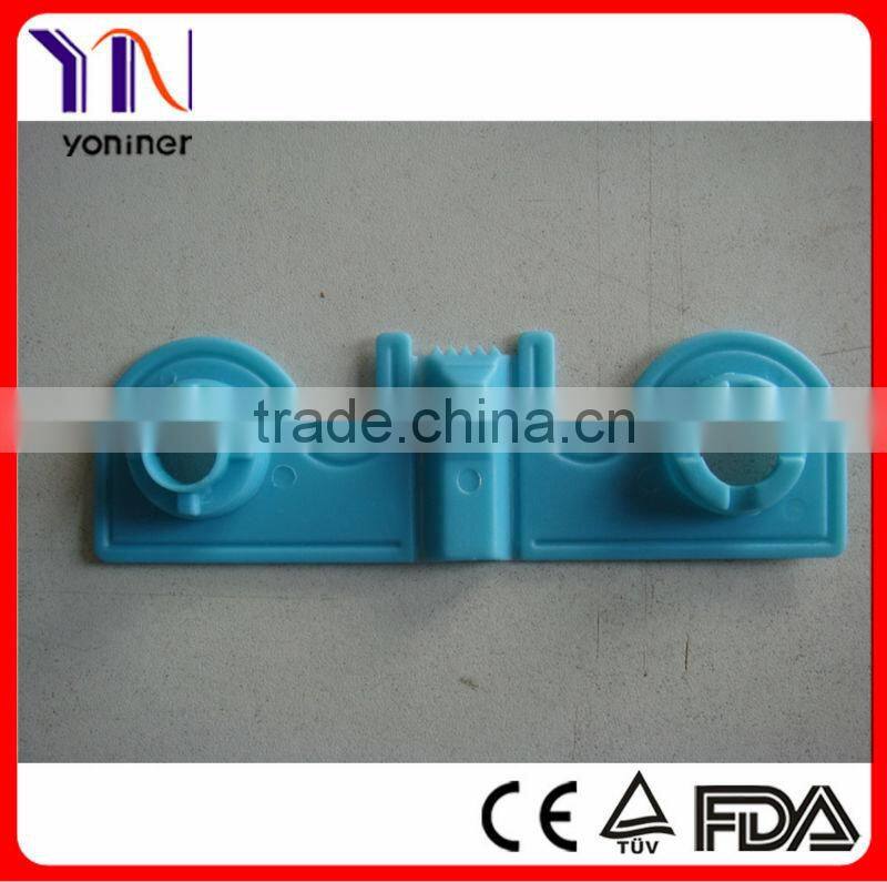 paper tape with blue dispenser