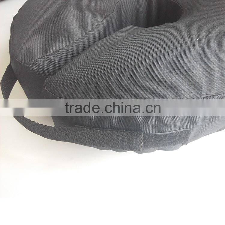 comfortable lightweight black inflatable dog collar with washable cover for recovery