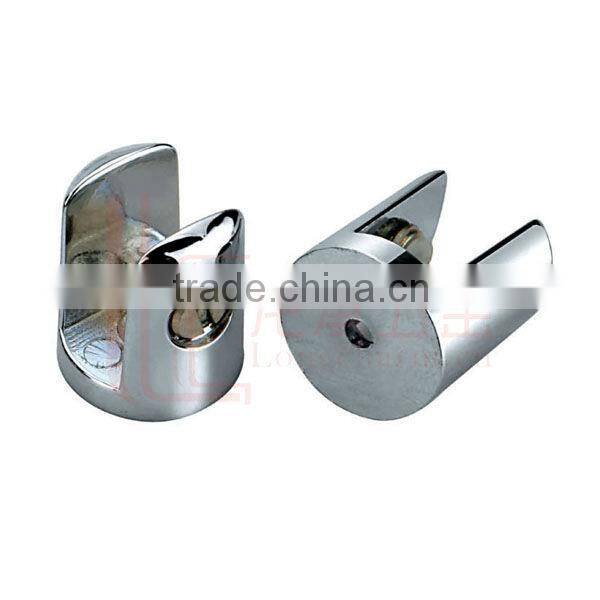 zinc alloy Barrel-Shaped Glass shelf Bracket for 10 mm Glass