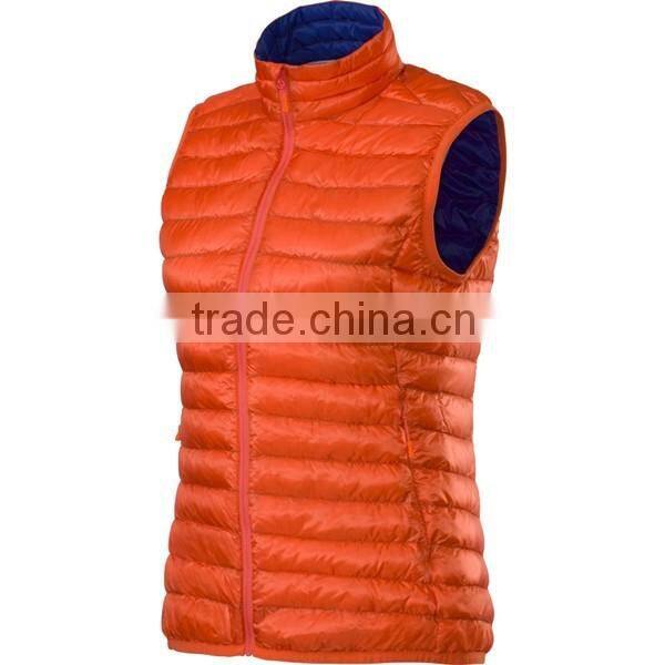2014 New Design Super warm High quality Women Down Vest