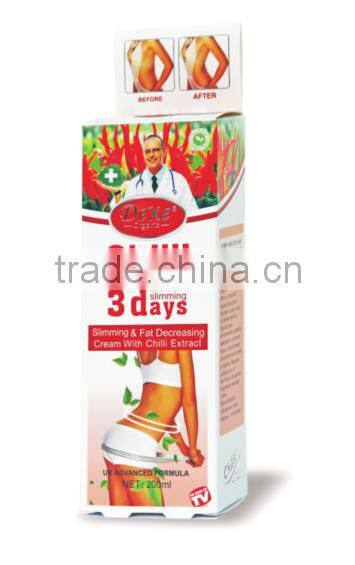 DEXE weight loss slimming cream organic healthy chili ingredient slimming cream