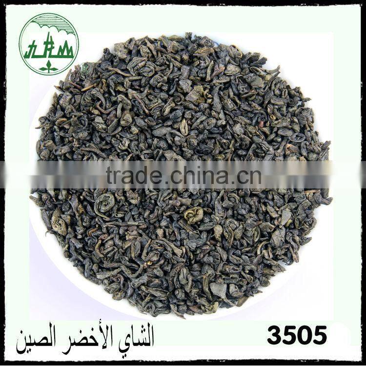 China Alibaba Supplier organic chinese gunpowder tea/Gunpowder 3505 Distributors