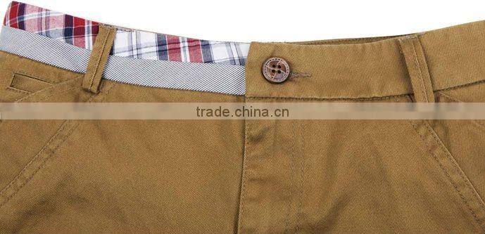 cotton Twill Kahki casual Men short